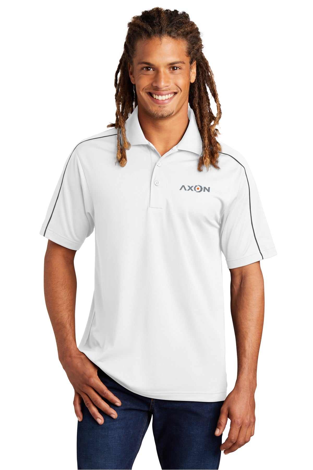Axon ST653 Sport-Tek® Micropique Sport-Wick® Piped Polo