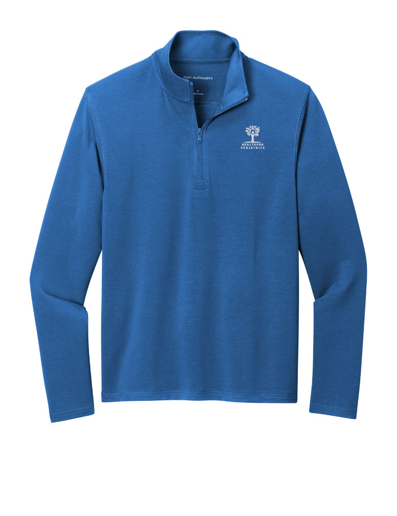 Healthpro Pediatrics K825 Port Authority® Microterry 1/4-Zip Pullover