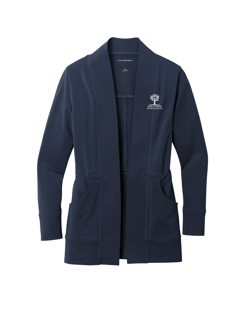 Healthpro Pediatrics LK825 Port Authority® Ladies Microterry Cardigan