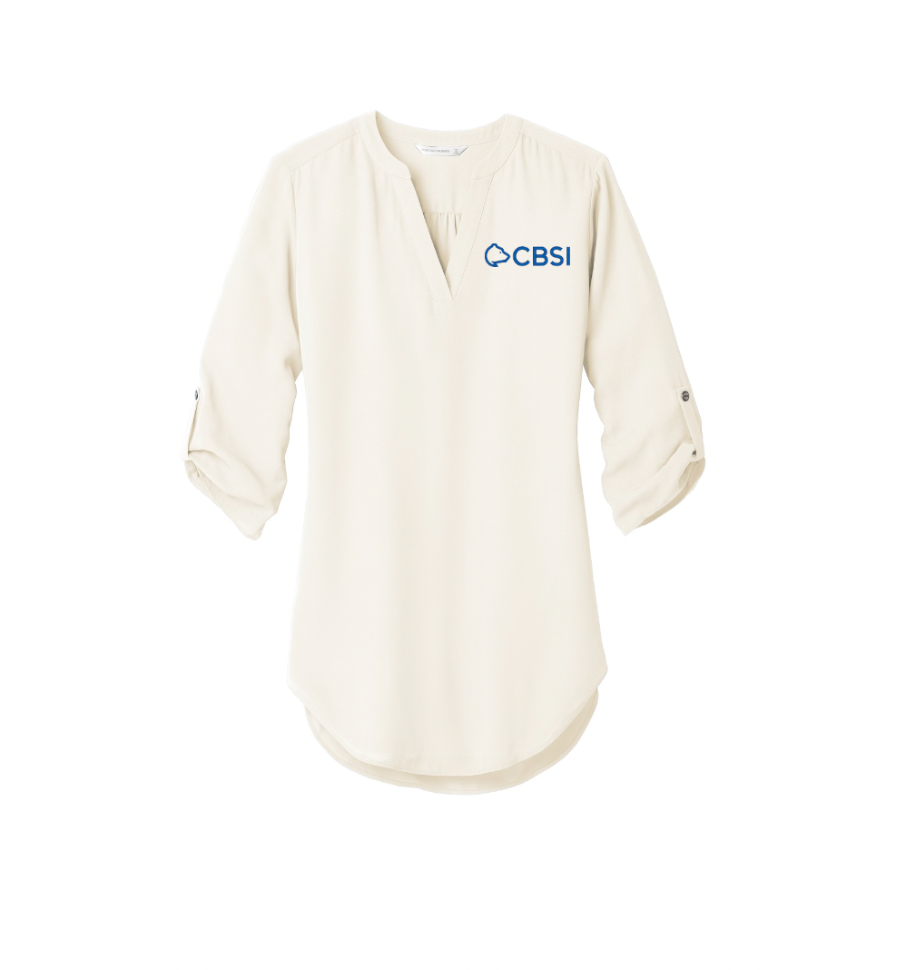 CBSI LW701 Port Authority ® Ladies 3/4-Sleeve Tunic Blouse