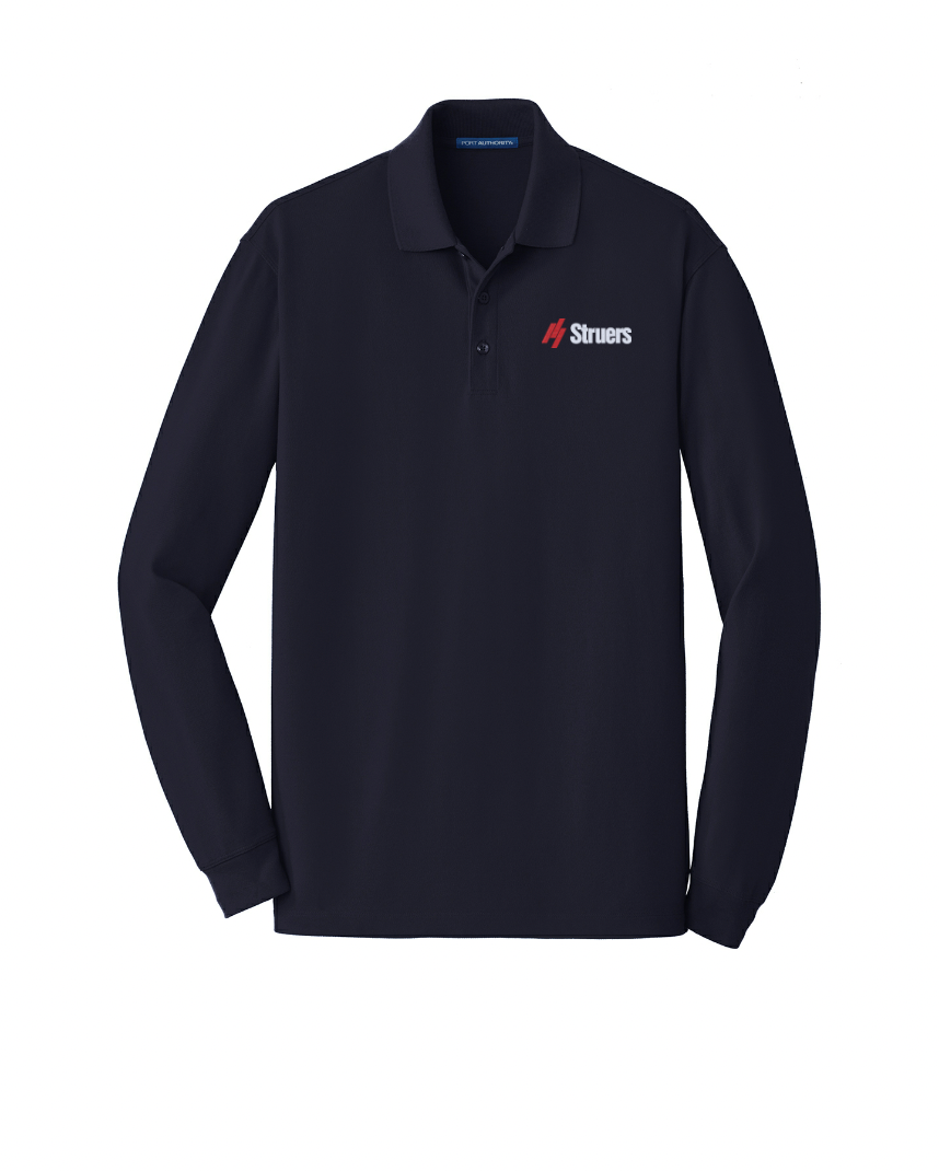 Struers Service/Cotton Apparel: K8000LS Port Authority® EZCotton® Long Sleeve Polo