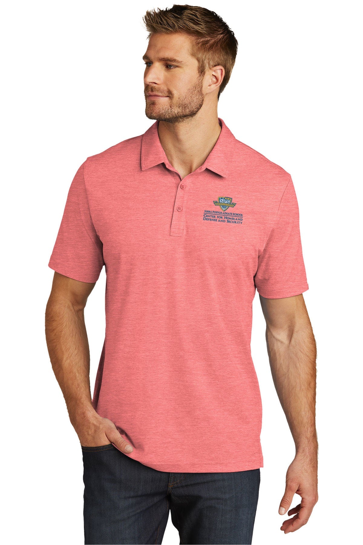 CHDS TM1MU412 TravisMathew Oceanside Heather Polo