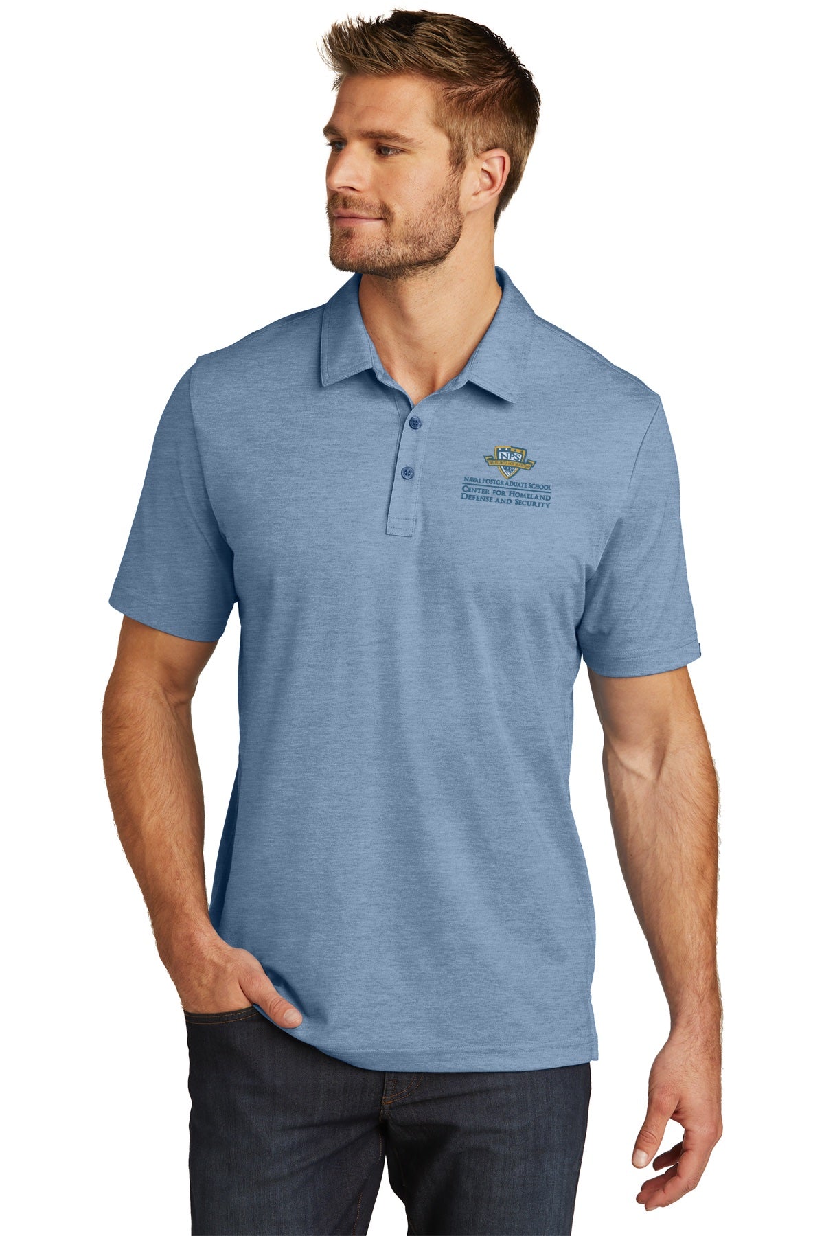 CHDS TM1MU412 TravisMathew Oceanside Heather Polo