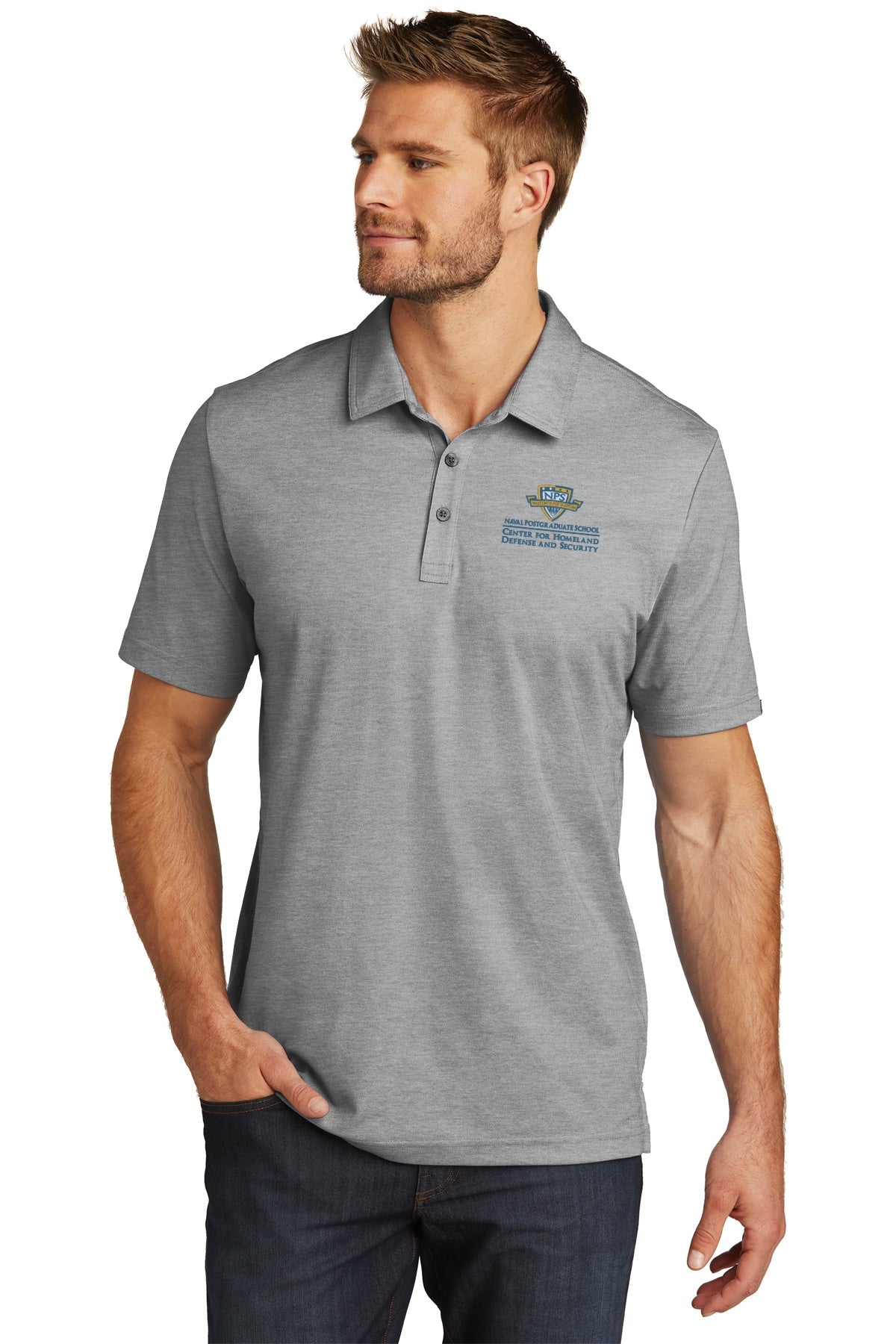 CHDS TM1MU412 TravisMathew Oceanside Heather Polo