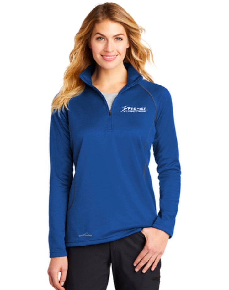 Premier Rehab EB237 Eddie Bauer® Ladies Smooth Fleece 1/2-Zip