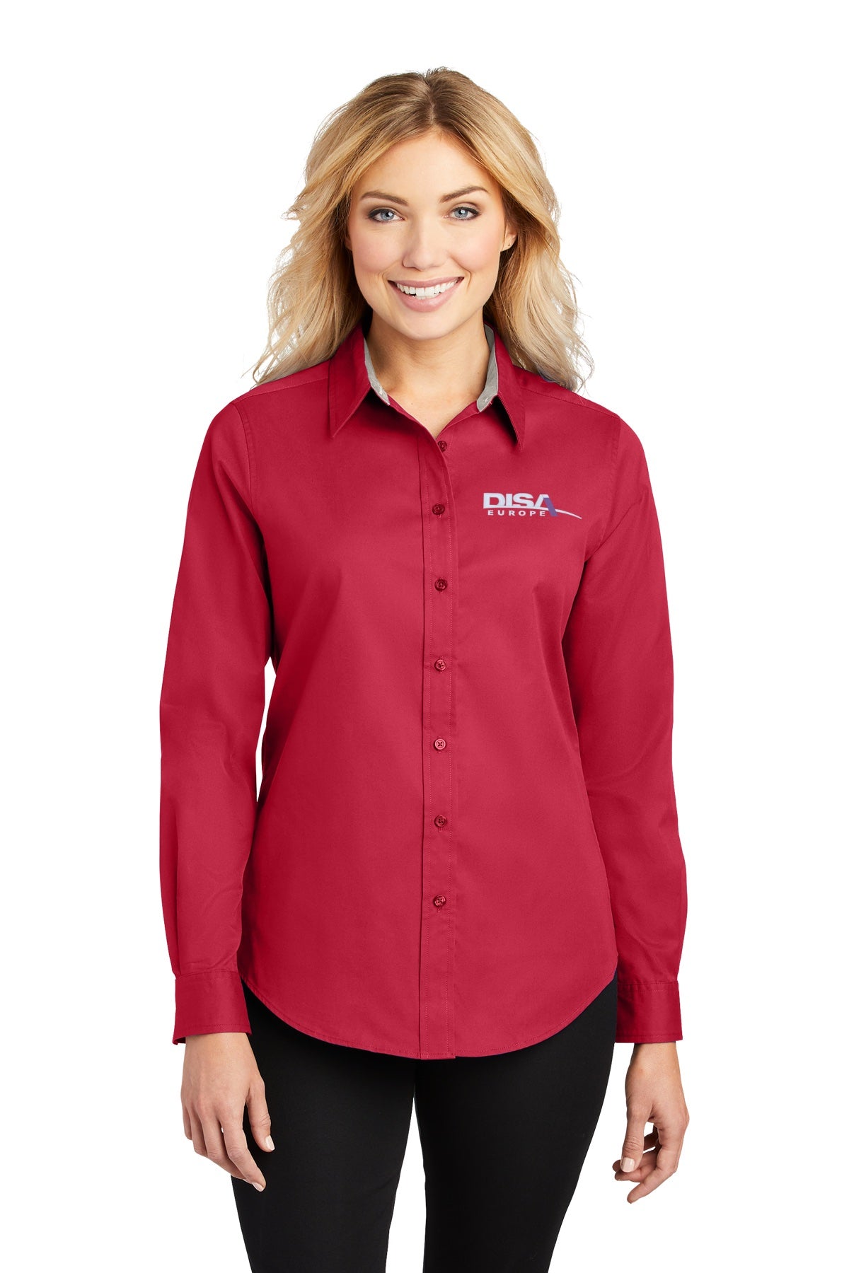 DISA L608 Port Authority® Ladies Long Sleeve Easy Care Shirt