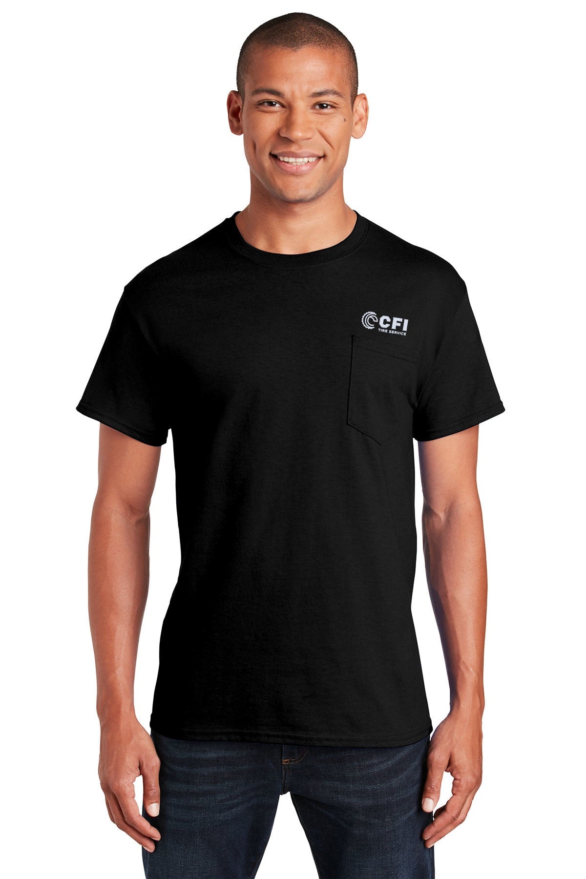 CFI Tire Service 2300 Gildan Ultra Cotton® 100% US Cotton T-Shirt with Pocket