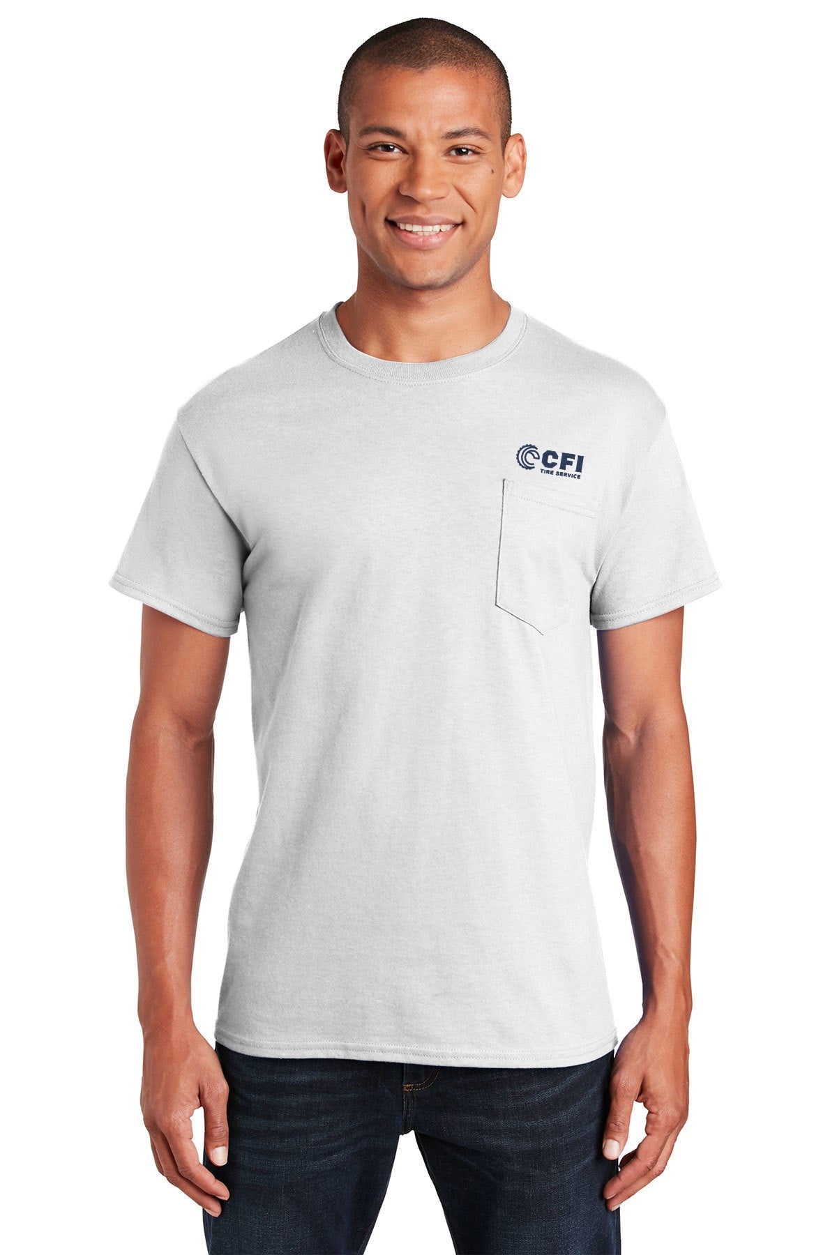 CFI Tire Service 2300 Gildan Ultra Cotton® 100% US Cotton T-Shirt with Pocket