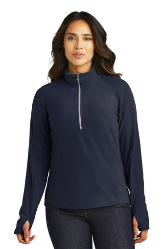 L224 Port Authority® Ladies Microfleece 1/2-Zip Pullover