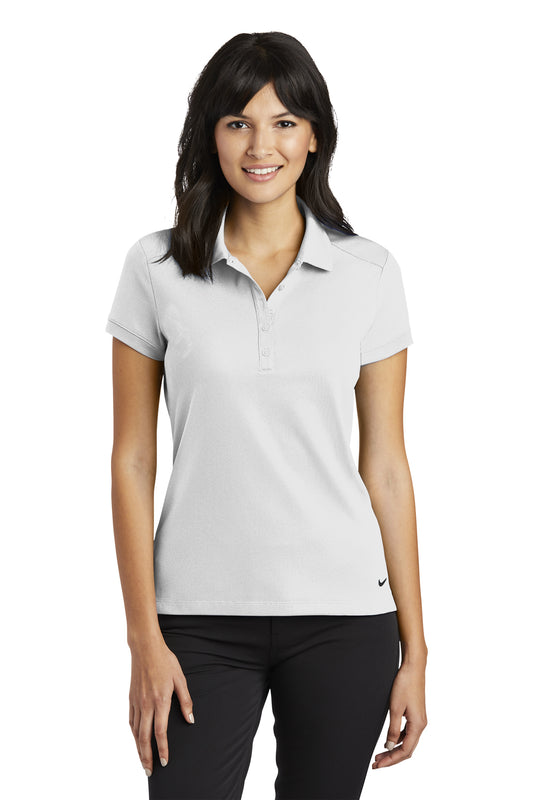 746100 Nike Ladies Dri-FIT Solid Icon Pique Modern Fit Polo