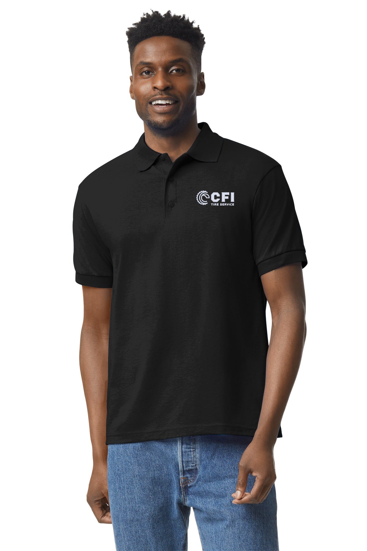 CFI Tire Service 8800 Gildan® DryBlend® 6-Ounce Jersey Knit Sport Shirt