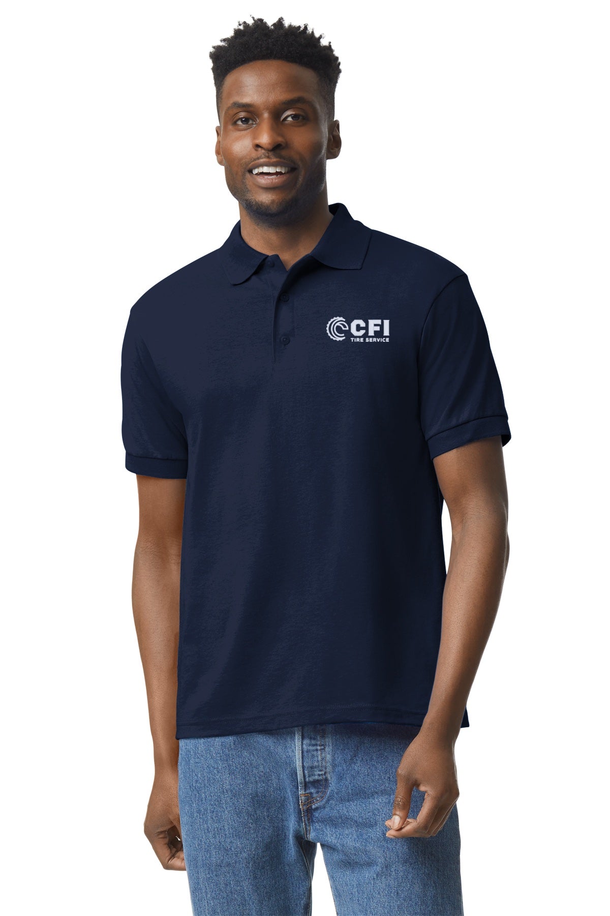 CFI Tire Service 8800 Gildan® DryBlend® 6-Ounce Jersey Knit Sport Shirt