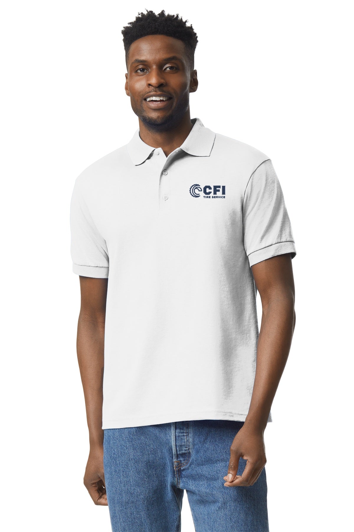 CFI Tire Service 8800 Gildan® DryBlend® 6-Ounce Jersey Knit Sport Shirt