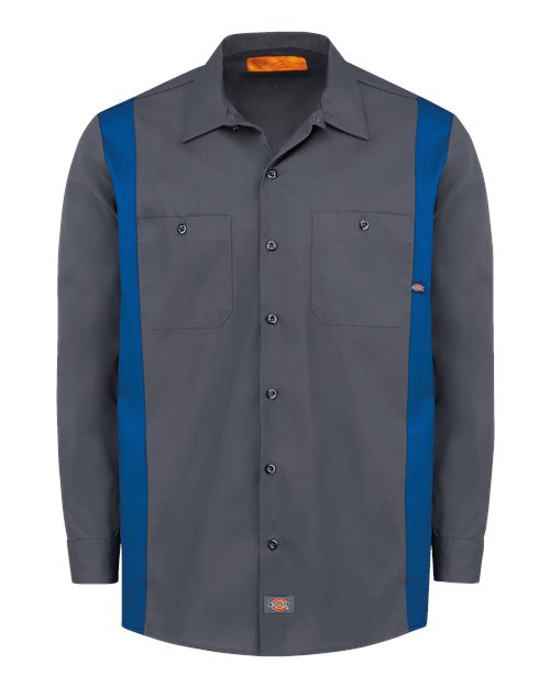 5524 Dickies Industrial Colorblocked Long Sleeve Shirt
