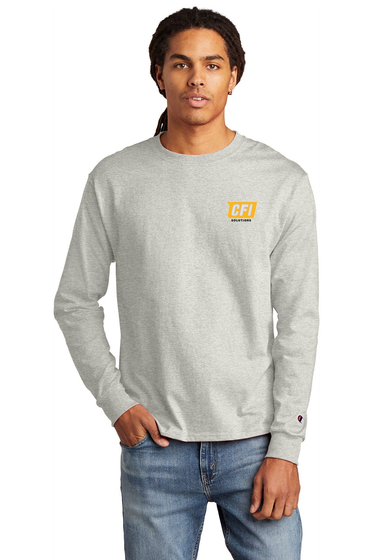 CFI Solutions CC8C Champion ® Heritage 5.2-Oz. Jersey Long Sleeve Tee