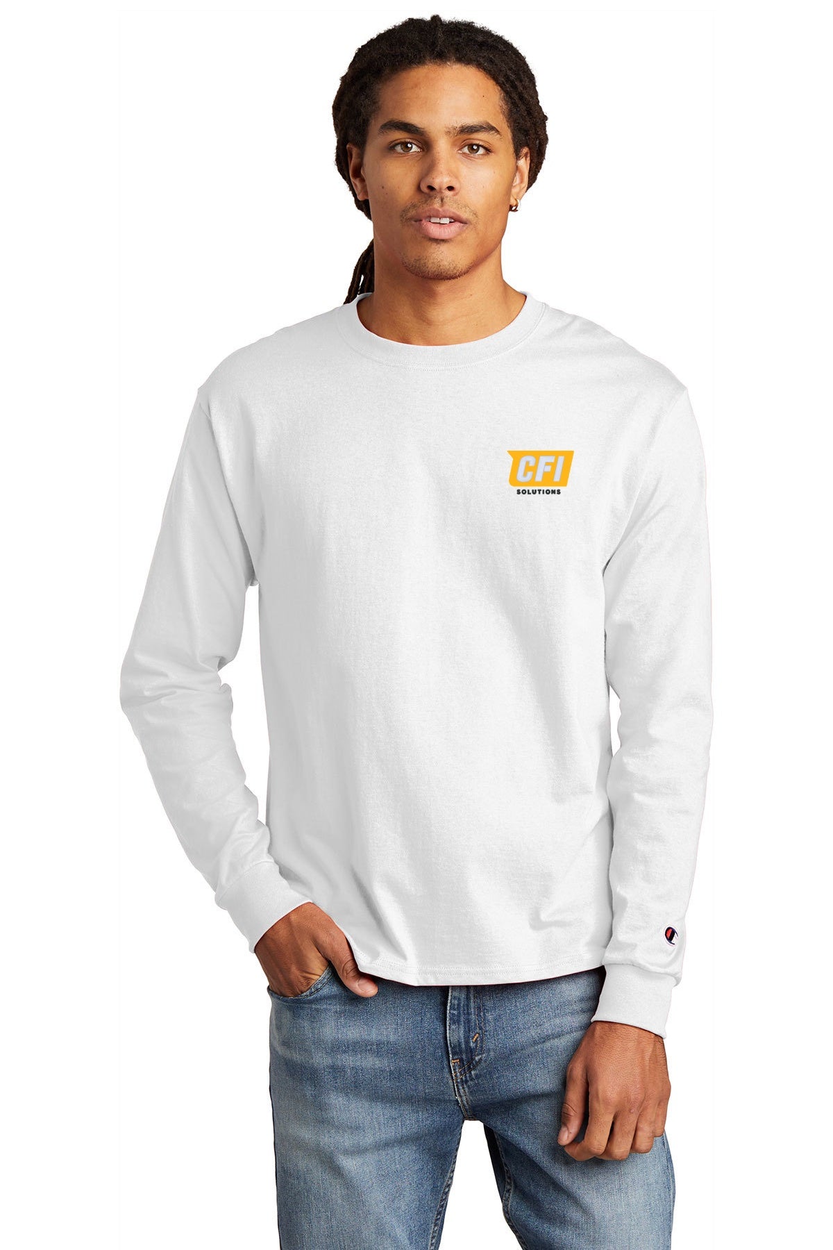 CFI Solutions CC8C Champion ® Heritage 5.2-Oz. Jersey Long Sleeve Tee