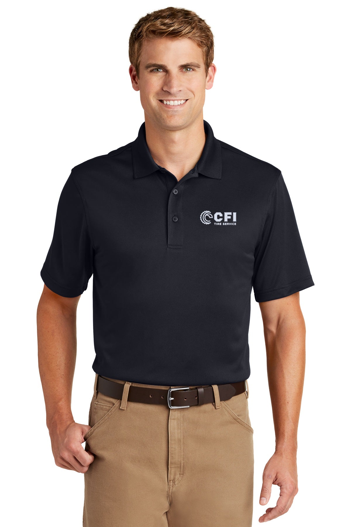 CFI Tire Service CS412 CornerStone® - Select Snag-Proof Polo