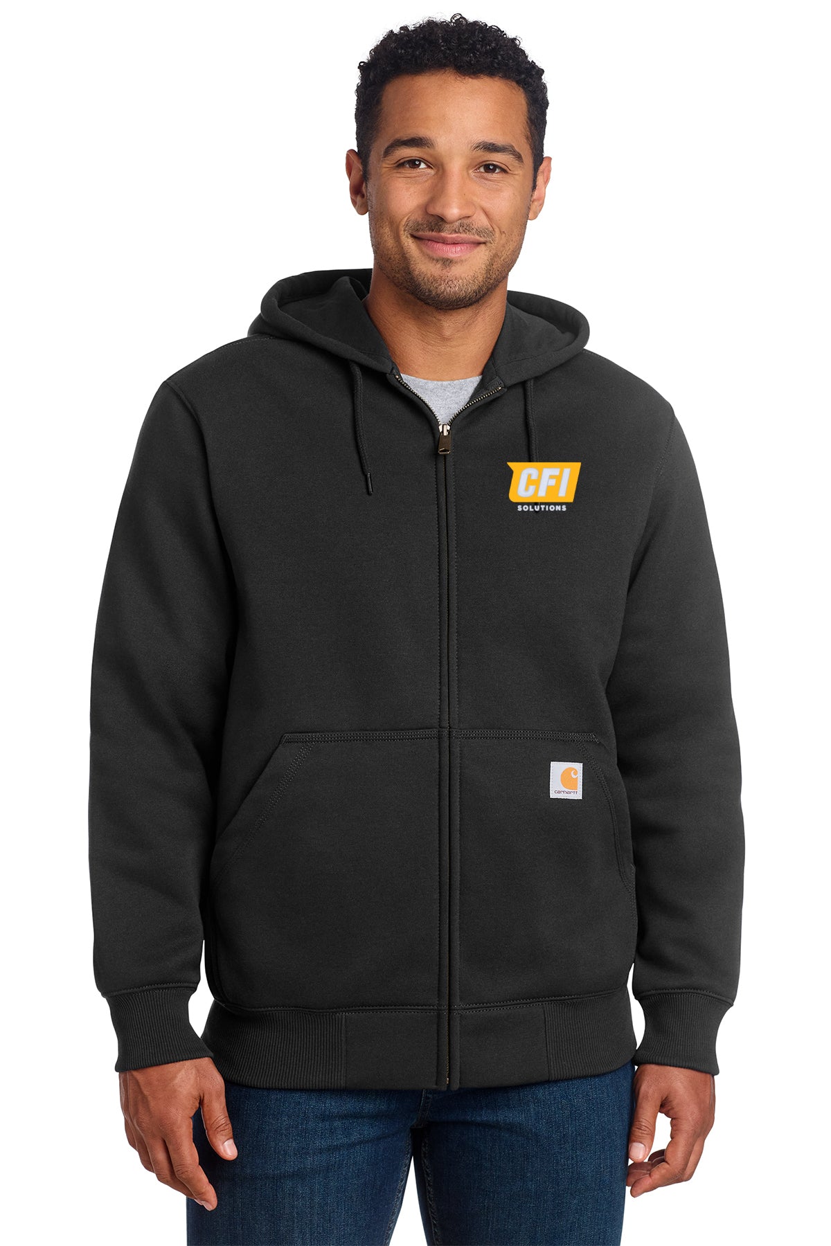 CFI Solutions CT100614 Carhartt® Rain Defender® Paxton Heavyweight Hooded Zip-Front Sweatshirt
