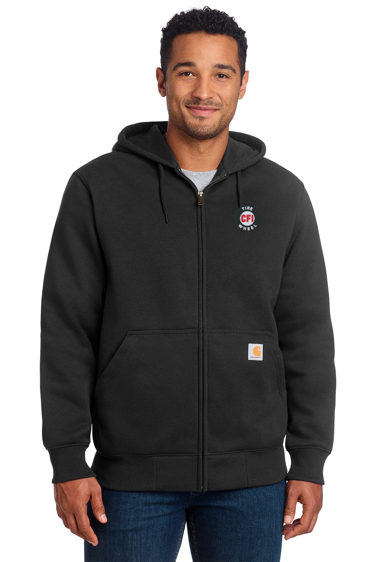 CFI Tire Wheel CT100614 Carhartt® Rain Defender® Paxton Heavyweight Hooded Zip-Front Sweatshirt