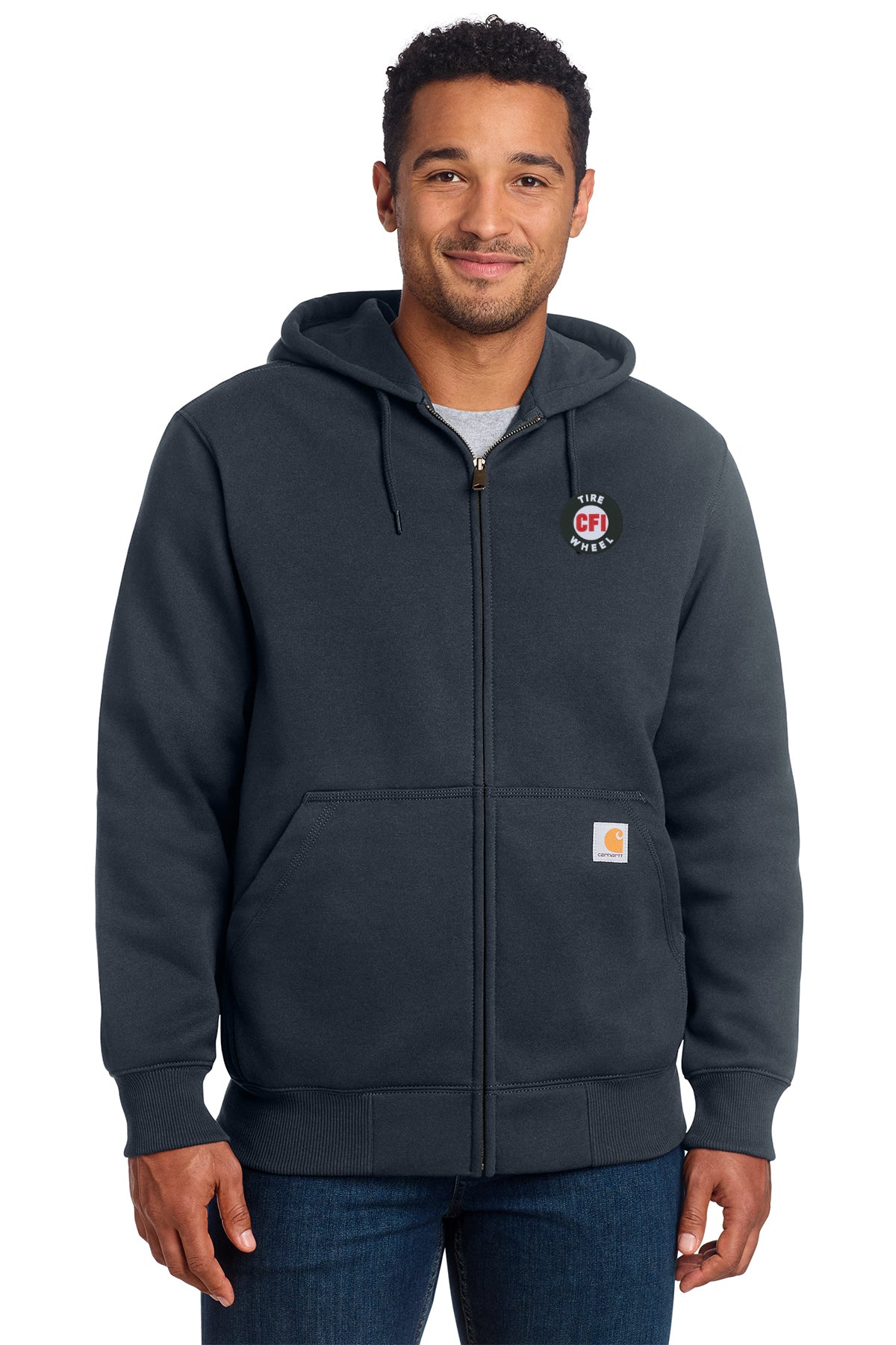 CFI Tire Wheel CT100614 Carhartt® Rain Defender® Paxton Heavyweight Hooded Zip-Front Sweatshirt
