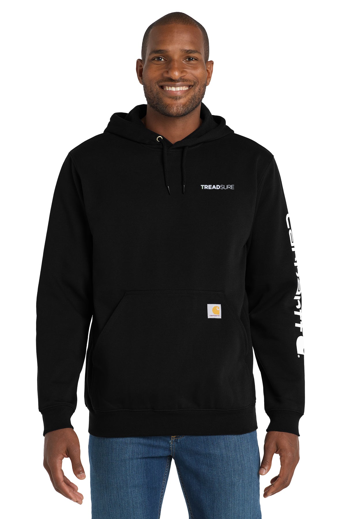 Treadsure CTK288 Carhartt® Midweight Hooded Logo Sweatshirt