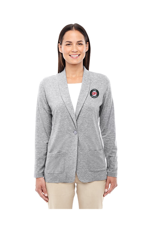 CFI Tire Wheel DP462W Devon & Jones ladies' perfect fit shawl collar cardigan