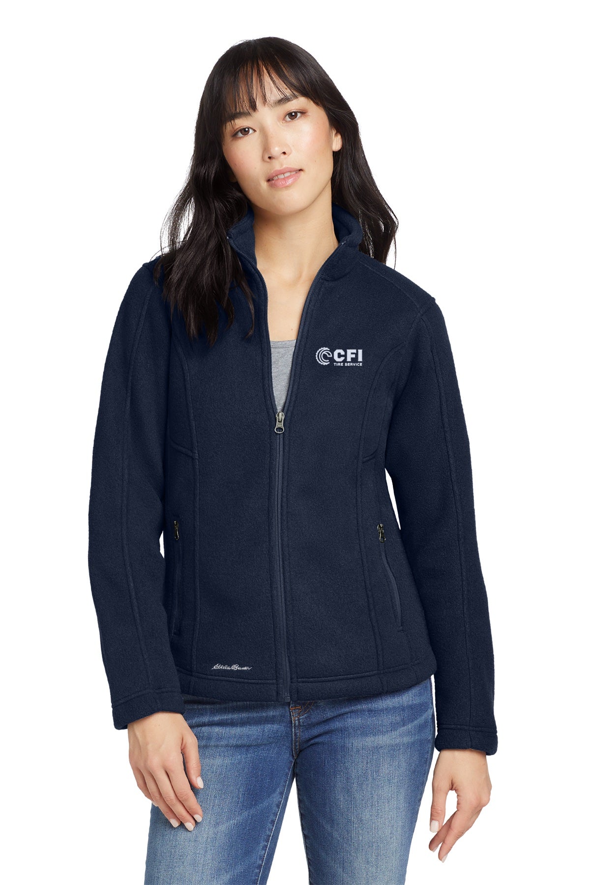 CFI Tire Service EB201 Eddie Bauer® Women's Full-Zip Fleece Jacket