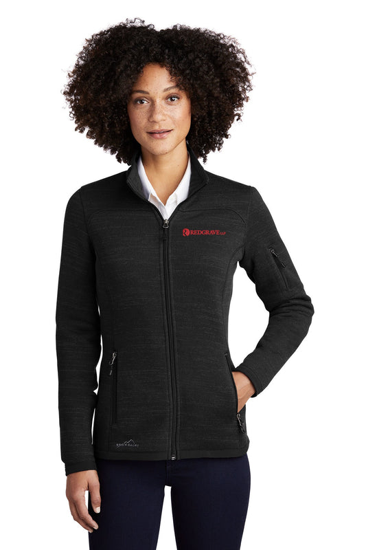 Redgrave LLP EB251  Eddie Bauer ® Ladies Sweater Fleece Full-Zip