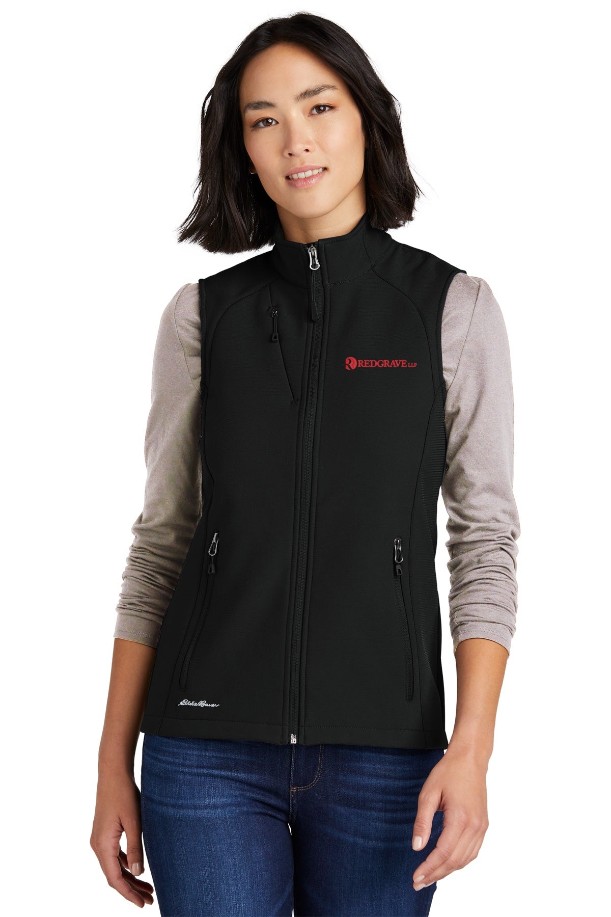 Redgrave LLP EB547 Eddie Bauer® Ladies Stretch Soft Shell Vest