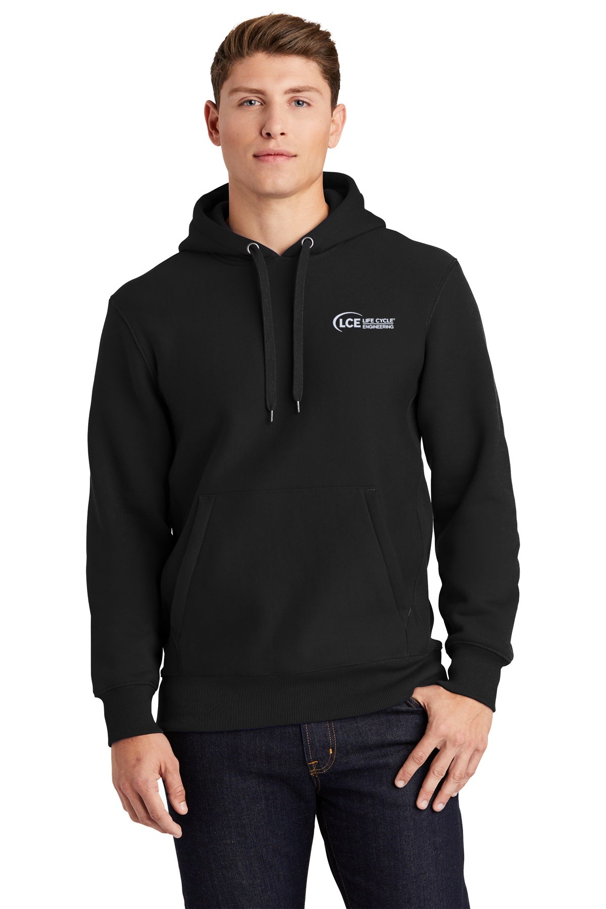 LCE F281 Sport-Tek® Super Heavyweight Pullover Hooded Sweatshirt