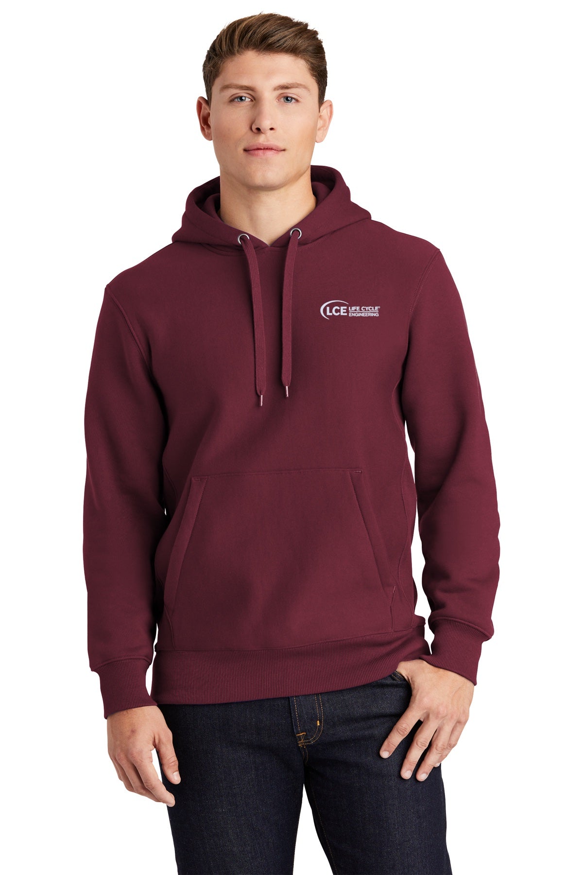 LCE F281 Sport-Tek® Super Heavyweight Pullover Hooded Sweatshirt