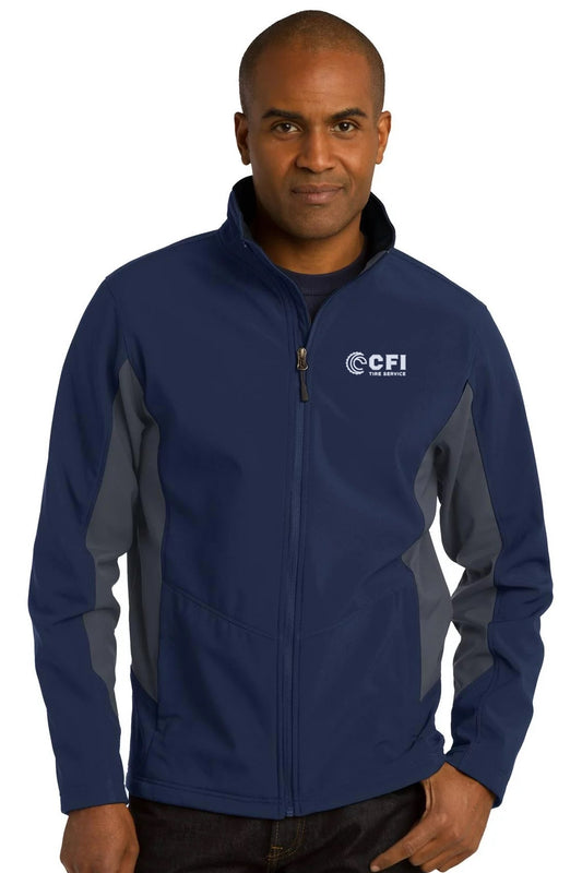 CFI Tire Service J318 Port Authority® Core Colorblock Soft Shell Jacket