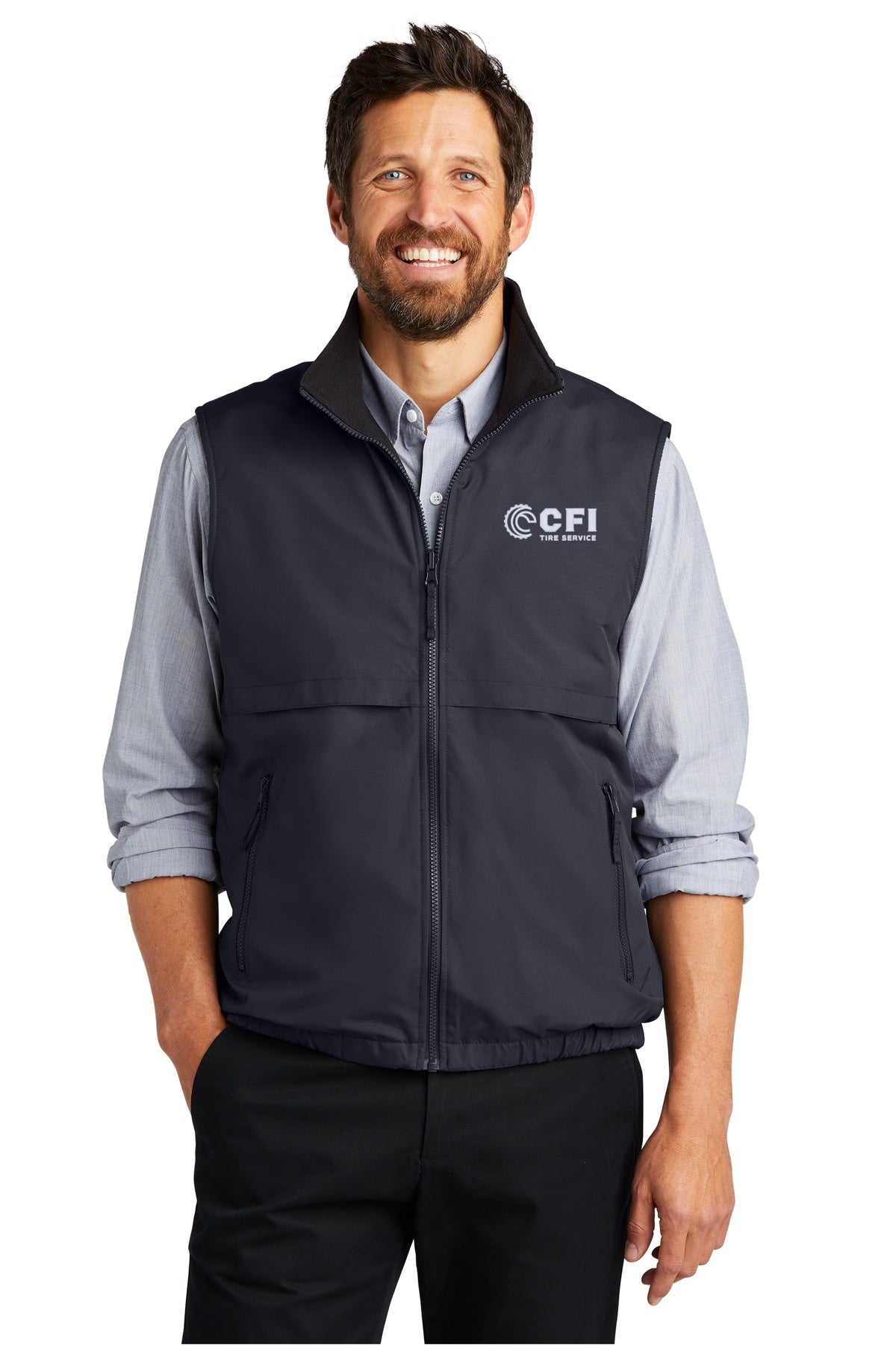 CFI Tire Service J7490 Port Authority® Reversible Charger Vest