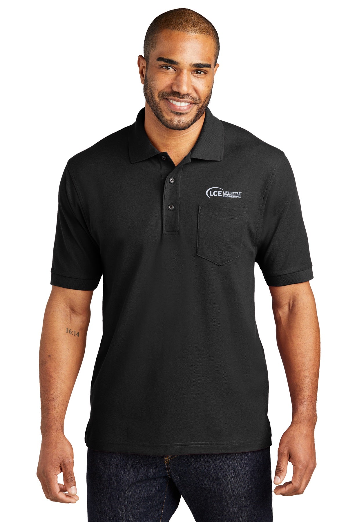 LCE K500P Port Authority® Silk Touch™ Polo with Pocket