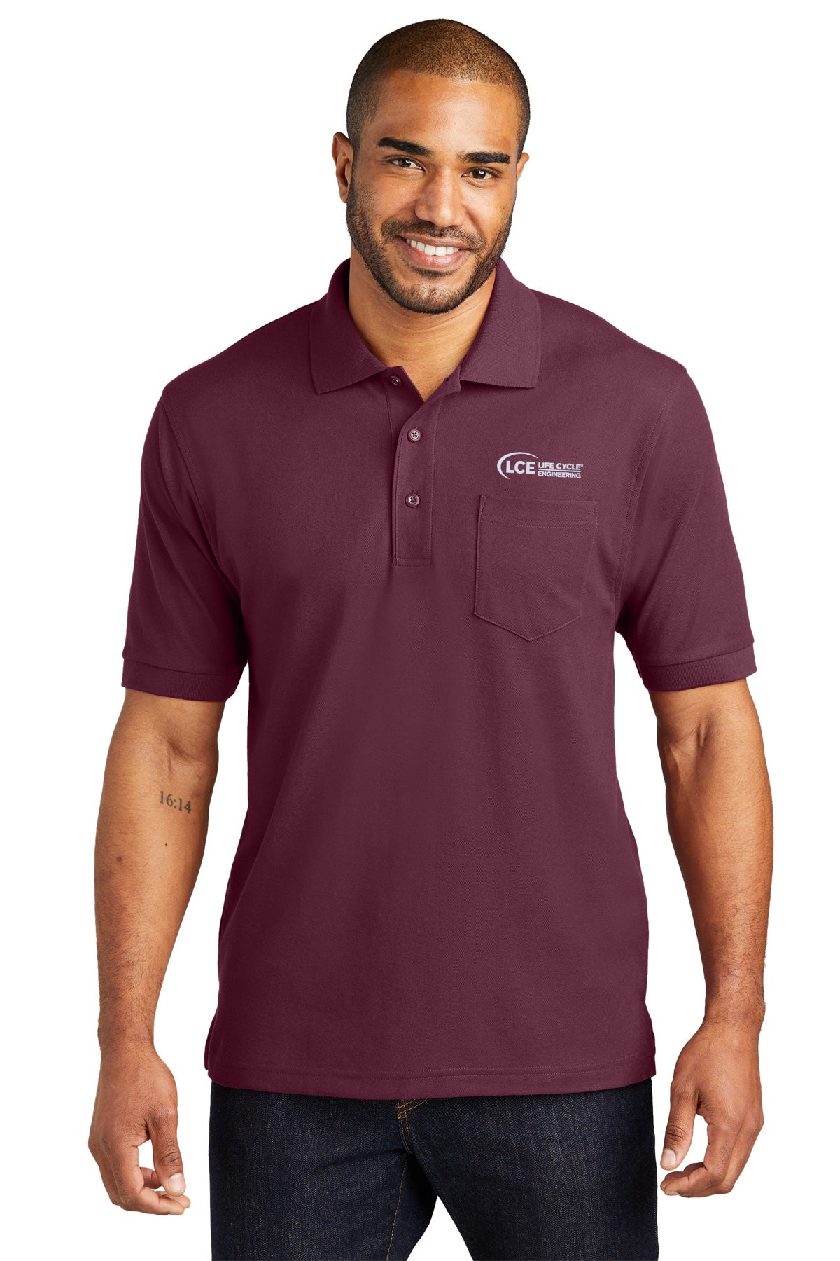 LCE K500P Port Authority® Silk Touch™ Polo with Pocket