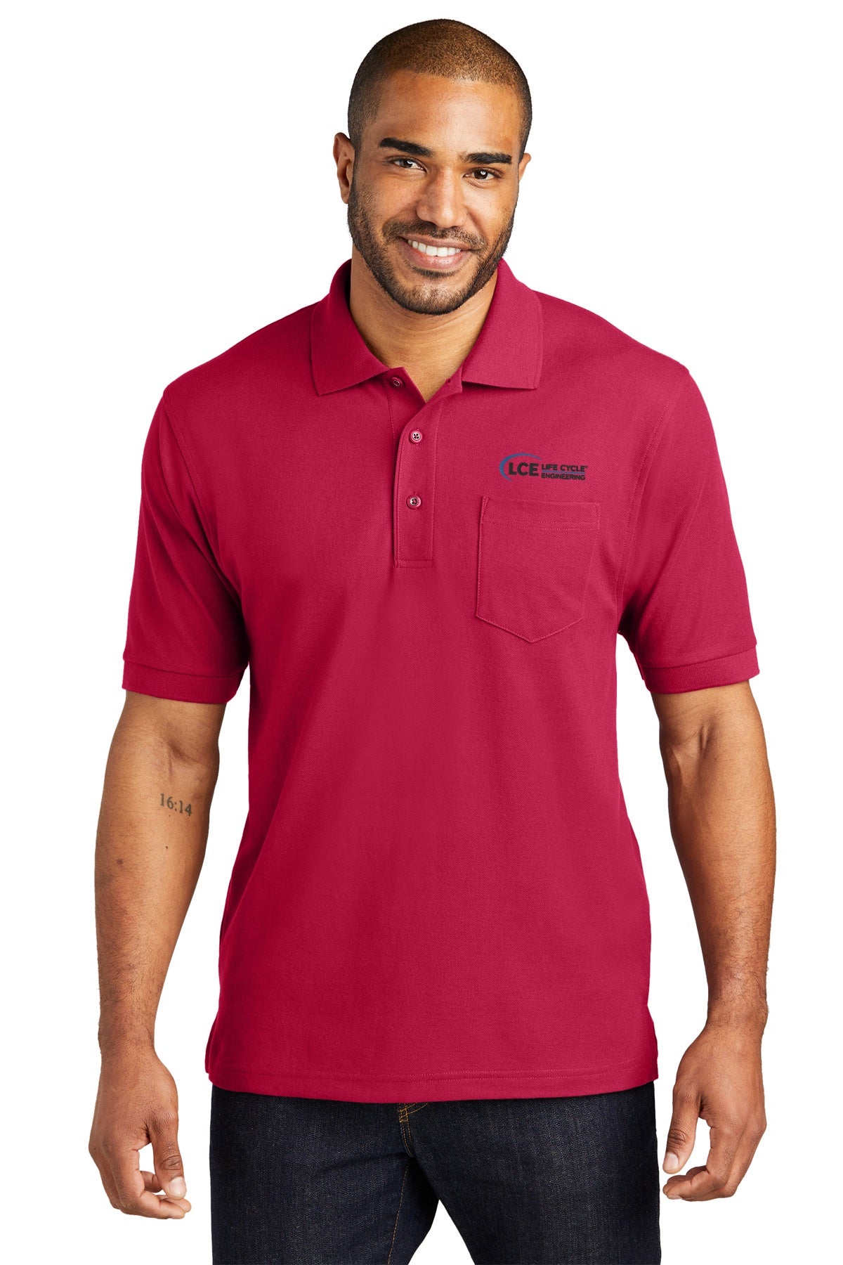 LCE K500P Port Authority® Silk Touch™ Polo with Pocket