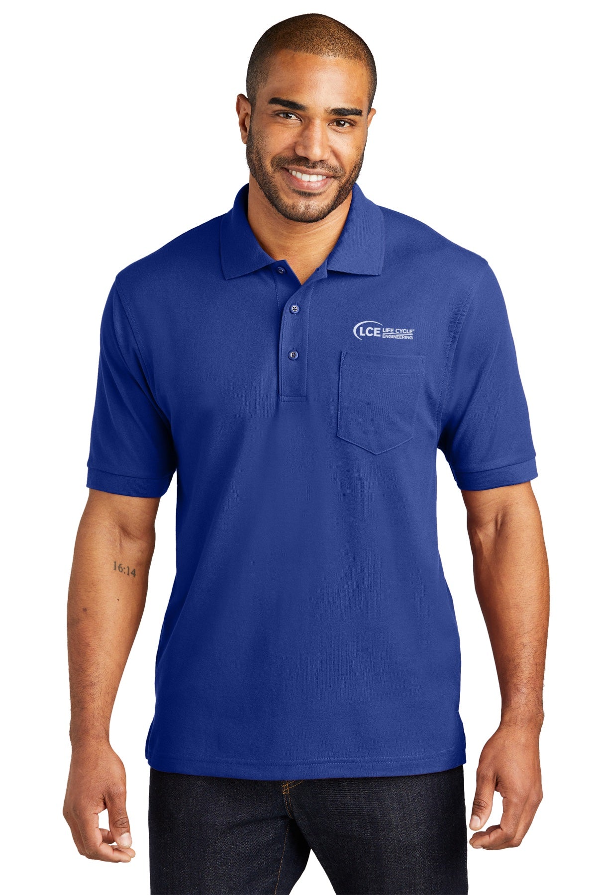 LCE K500P Port Authority® Silk Touch™ Polo with Pocket