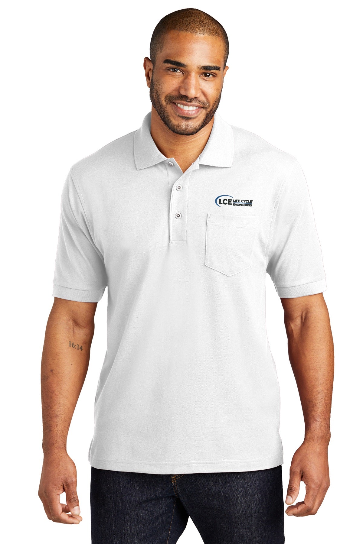 LCE K500P Port Authority® Silk Touch™ Polo with Pocket