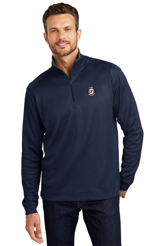 CFI Tire Wheel K805 Port Authority® Vertical Texture 1/4-Zip Pullover