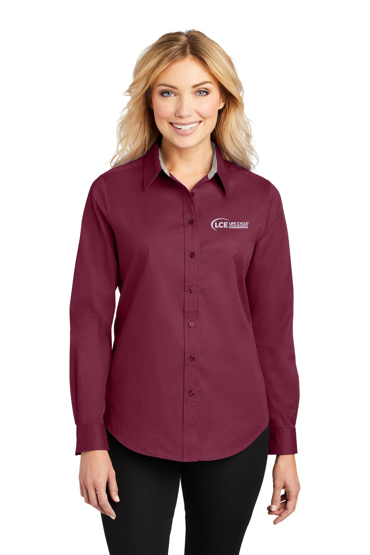 LCE L608  Port Authority® Ladies Long Sleeve Easy Care Shirt