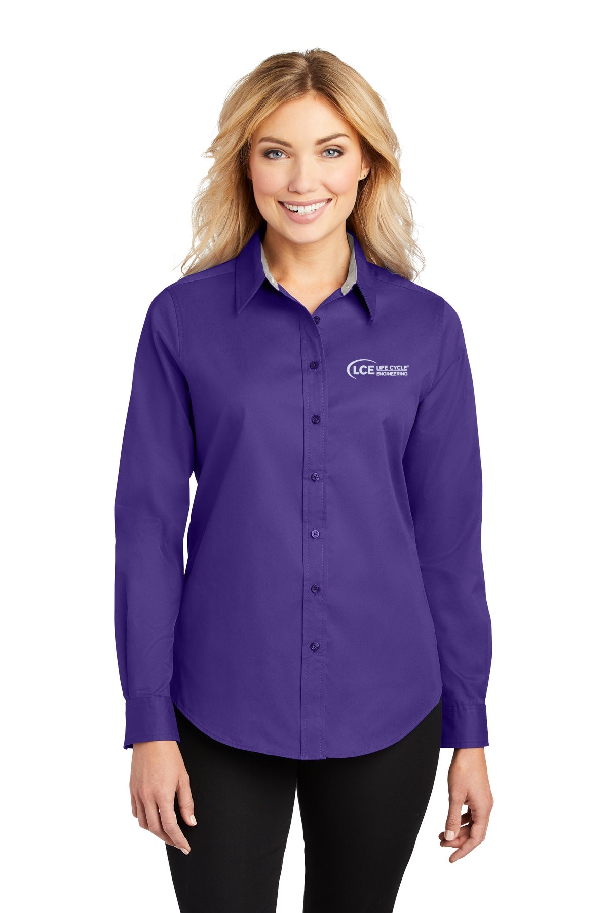 LCE L608  Port Authority® Ladies Long Sleeve Easy Care Shirt