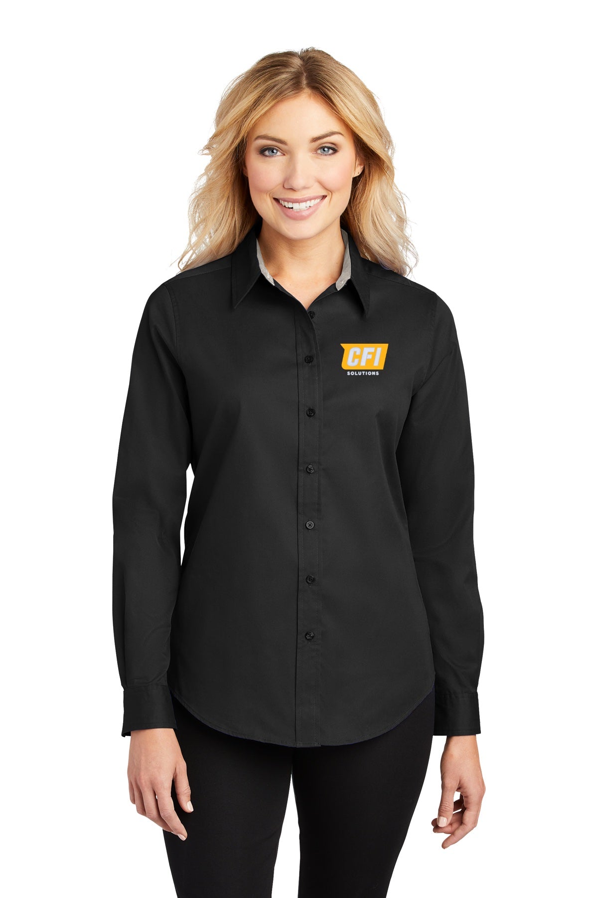 CFI Solutions L608  Port Authority® Ladies Long Sleeve Easy Care Shirt