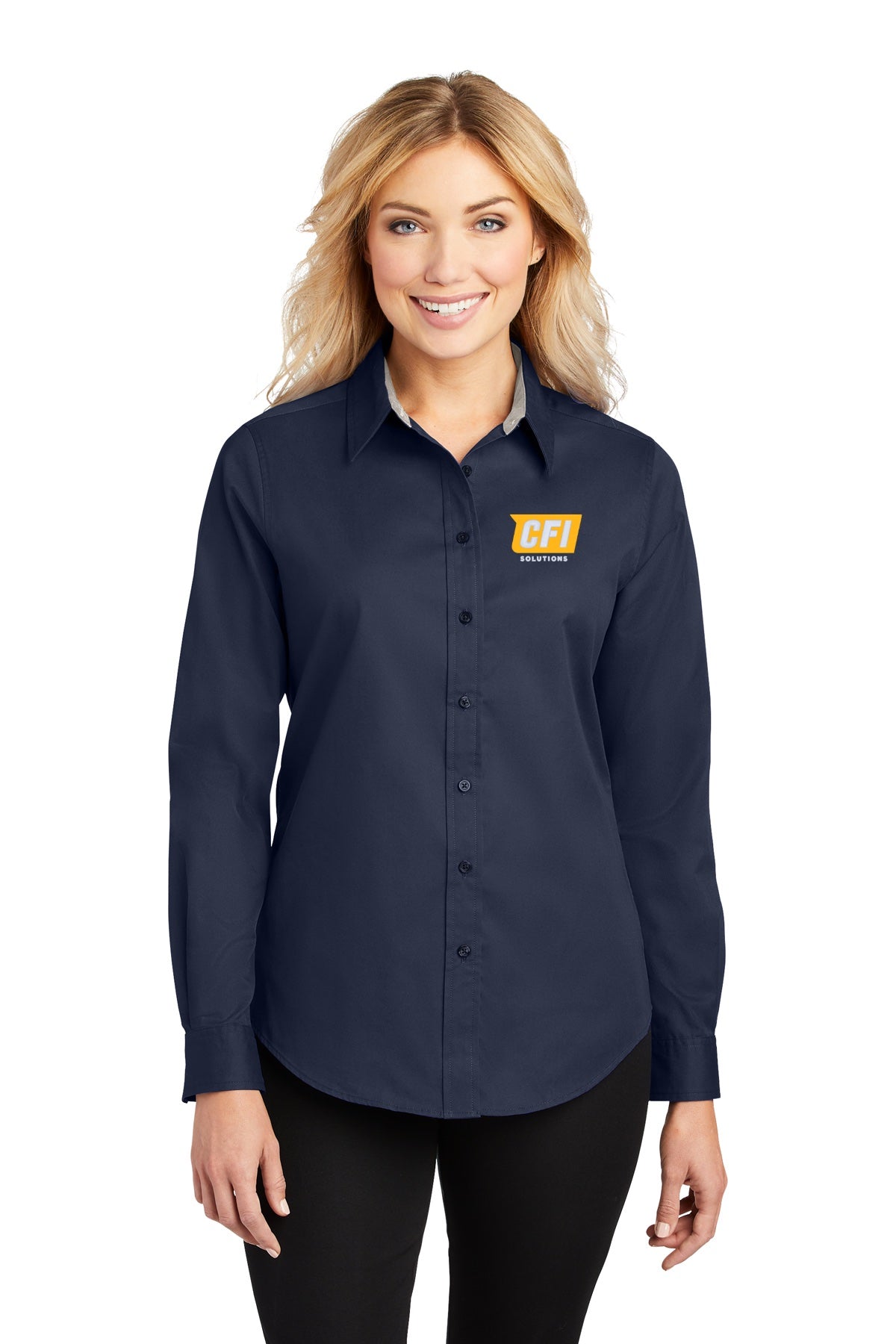 CFI Solutions L608  Port Authority® Ladies Long Sleeve Easy Care Shirt