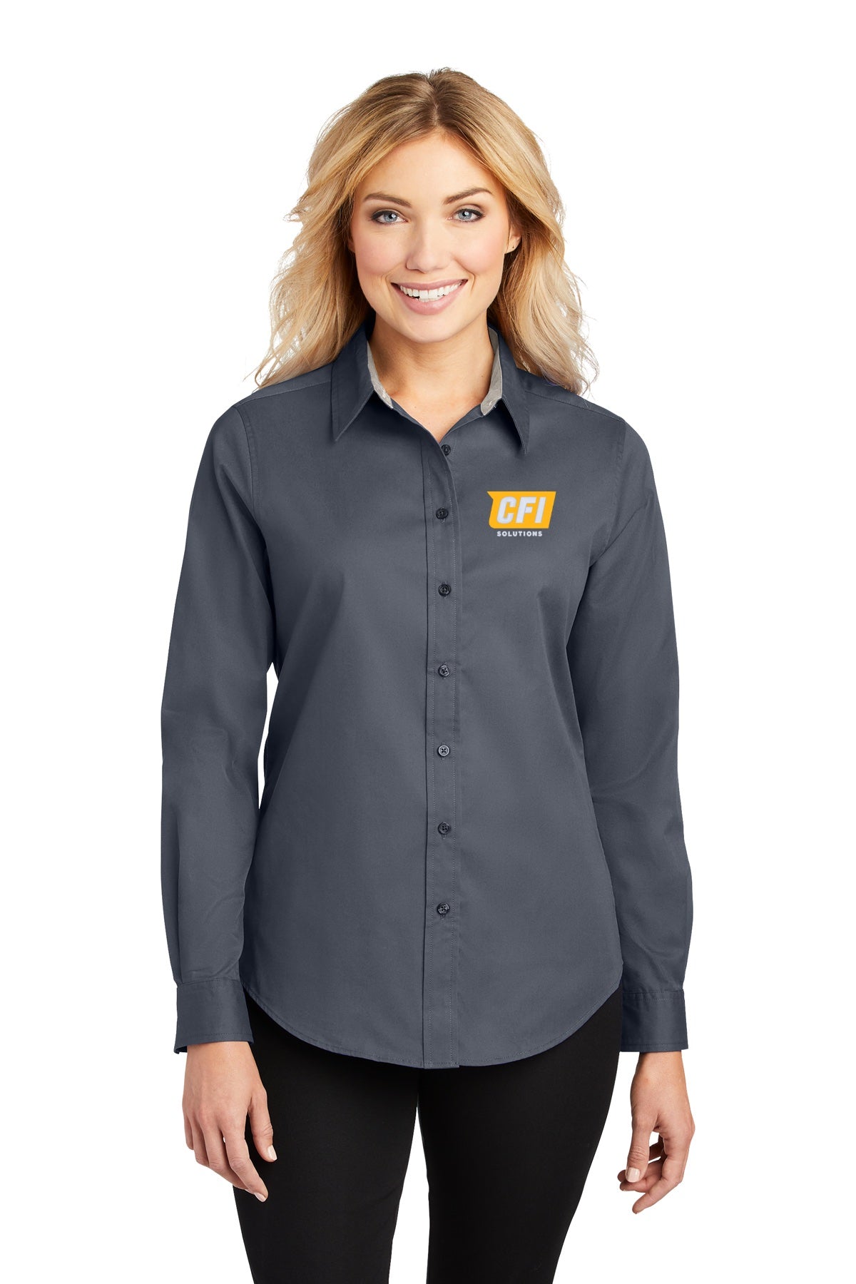 CFI Solutions L608  Port Authority® Ladies Long Sleeve Easy Care Shirt