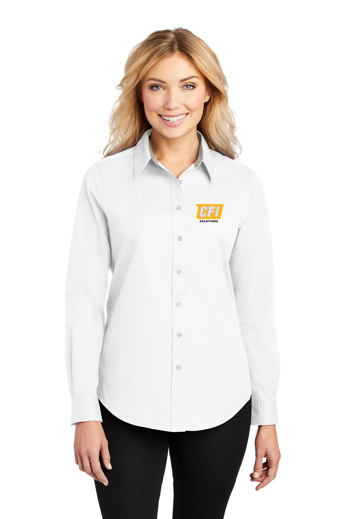 CFI Solutions L608  Port Authority® Ladies Long Sleeve Easy Care Shirt