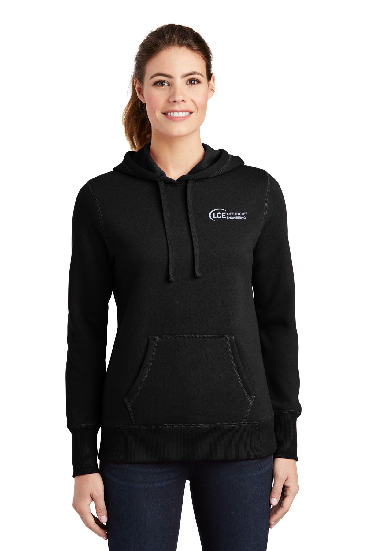 LCE LST254 Sport-Tek® Ladies Pullover Hooded Sweatshirt