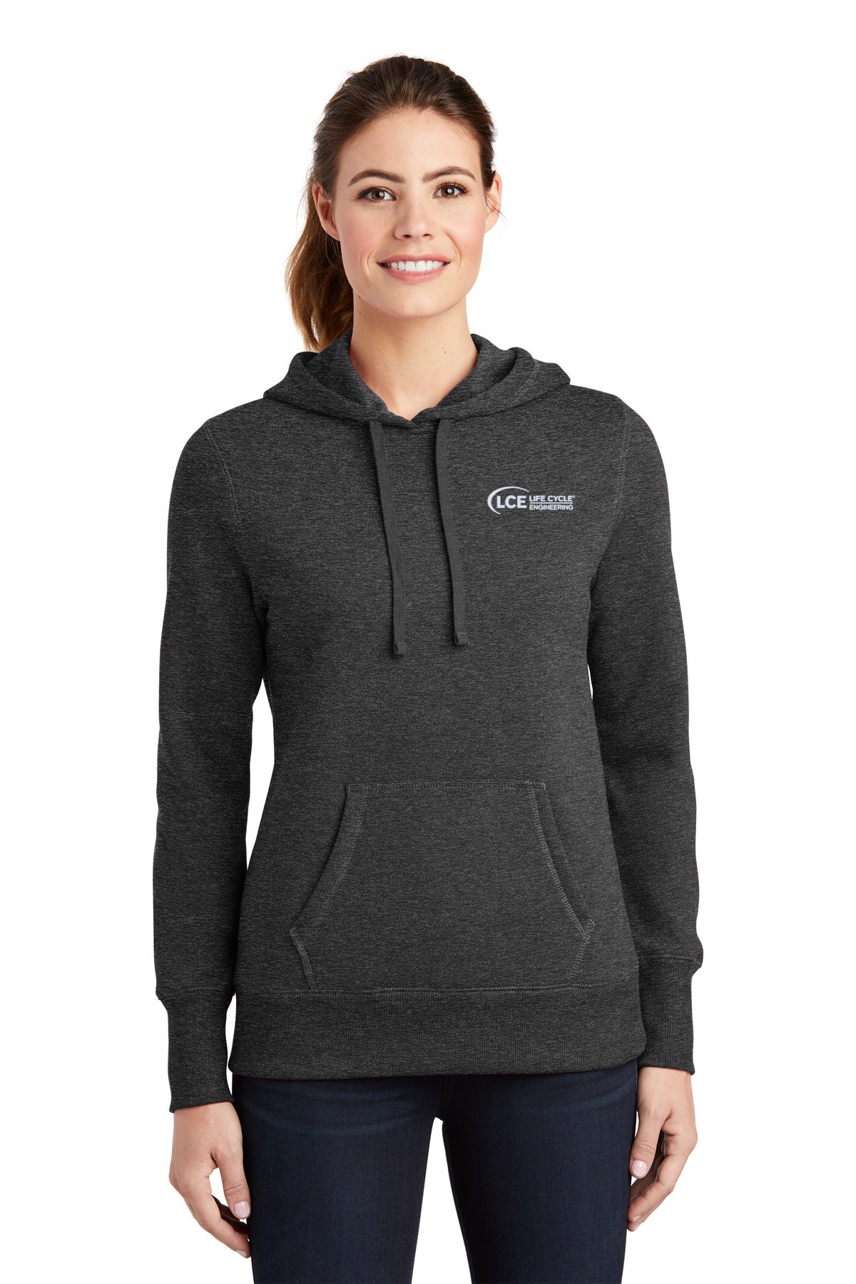 LCE LST254 Sport-Tek® Ladies Pullover Hooded Sweatshirt