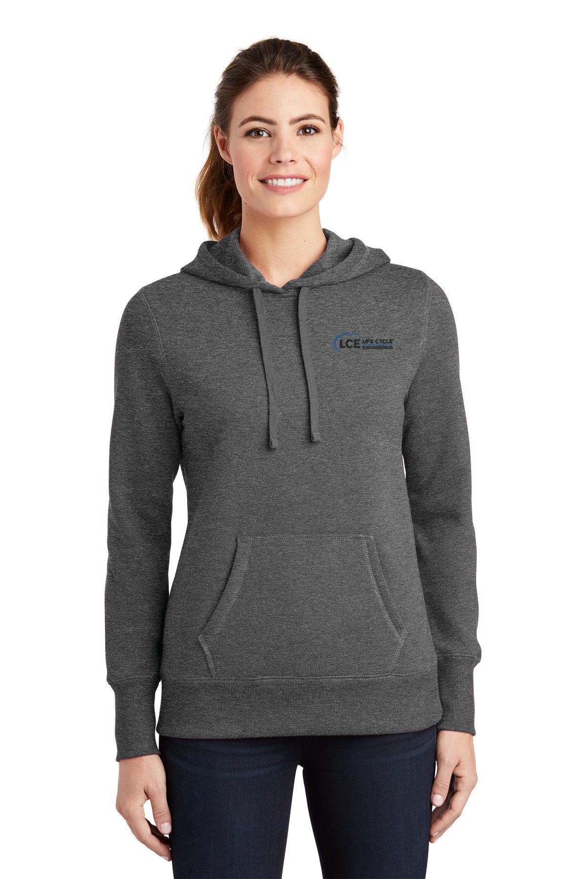 LCE LST254 Sport-Tek® Ladies Pullover Hooded Sweatshirt