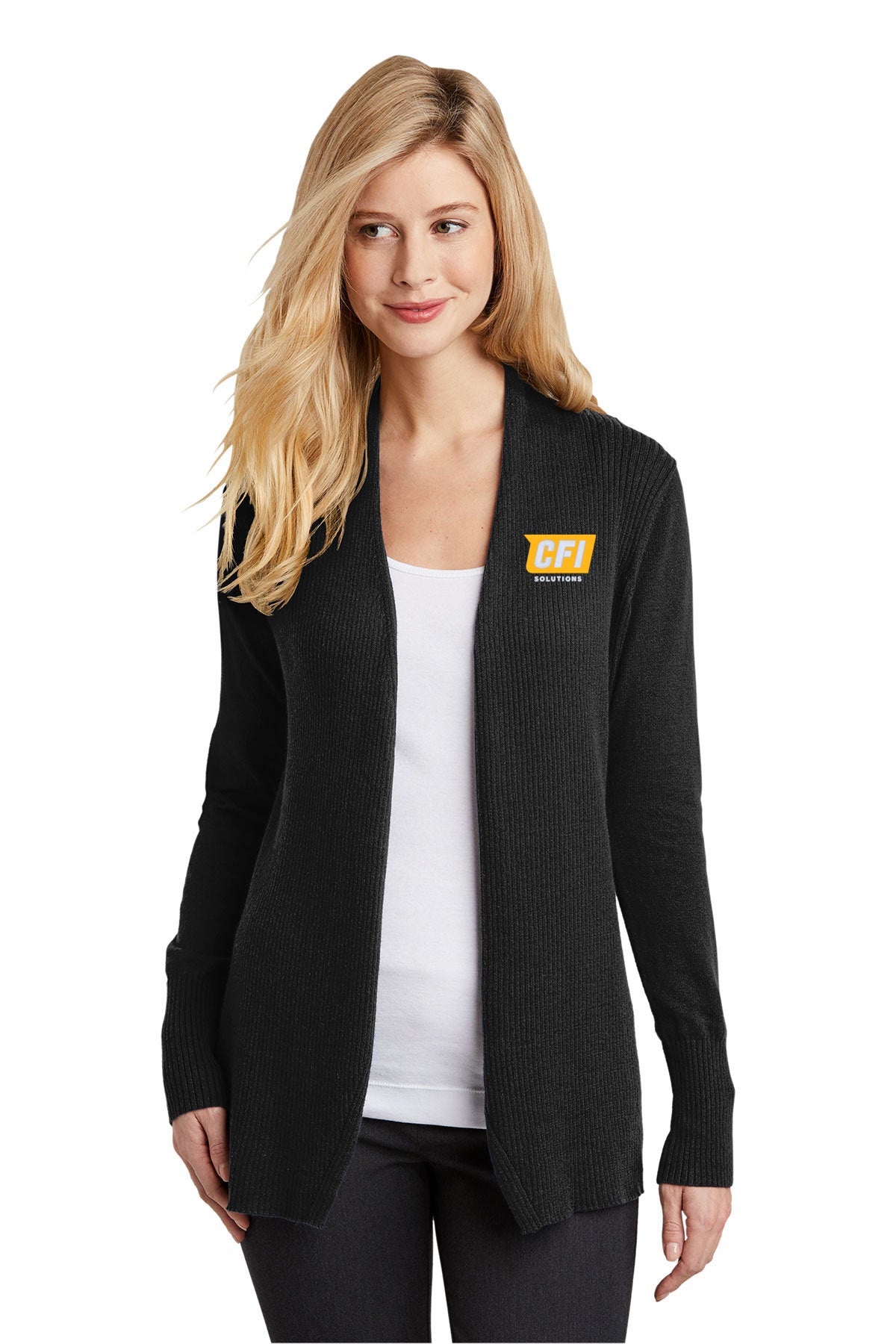 CFI Solutions LSW289 Port Authority® Women's Open Front Cardigan Sweater