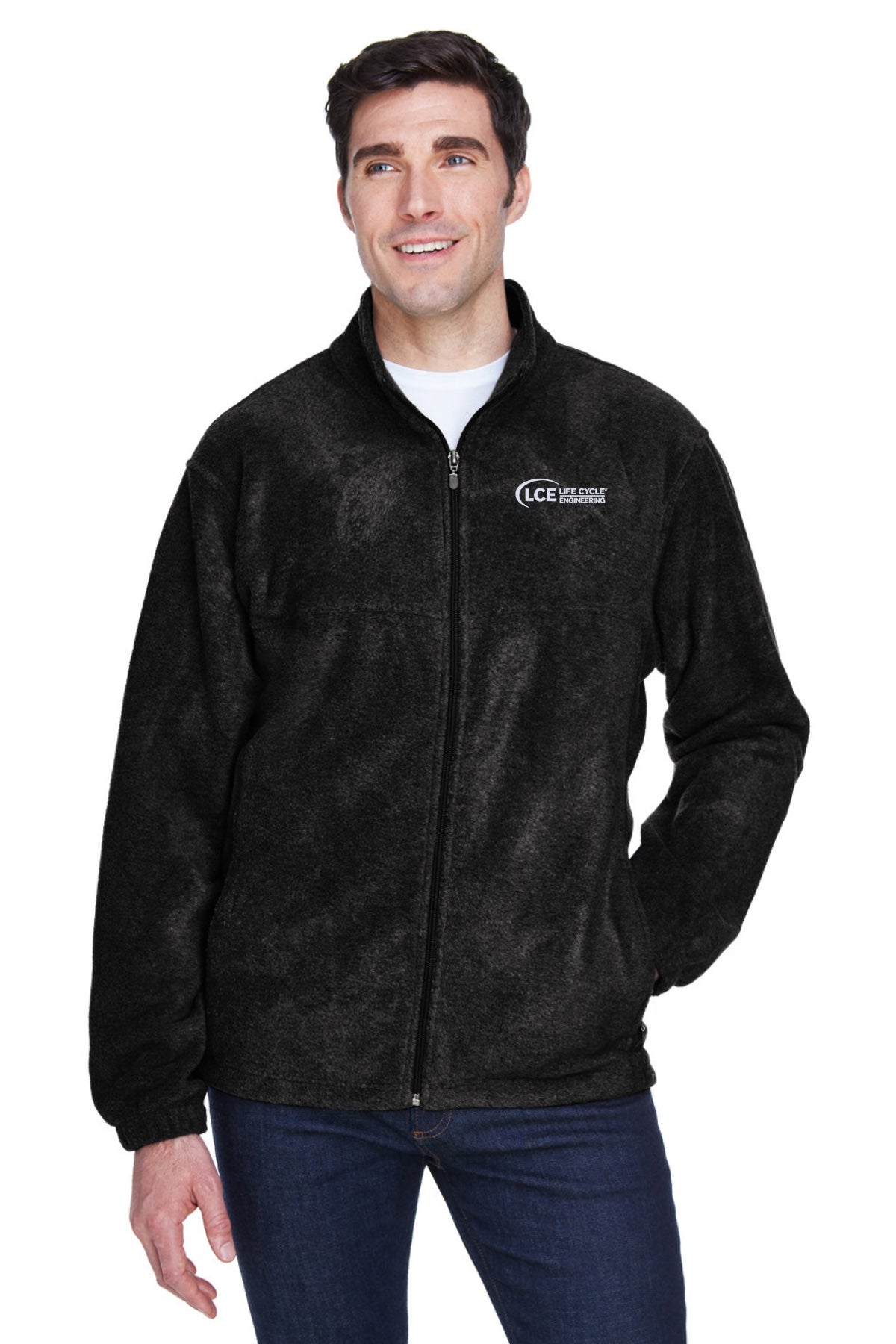 LCE M990 Harriton Men's Full-Zip Fleece